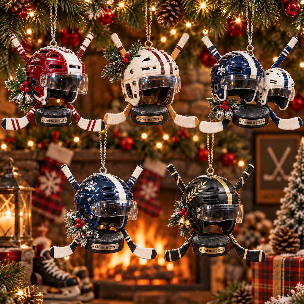 2026 Hockey Christmas Ornaments