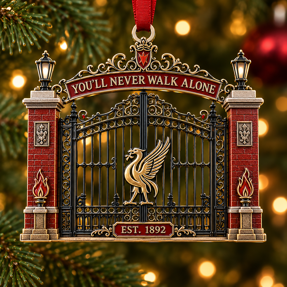 YOU’LL NEVER WALK ALONE Heritage Gate Christmas Keepsake Ornament