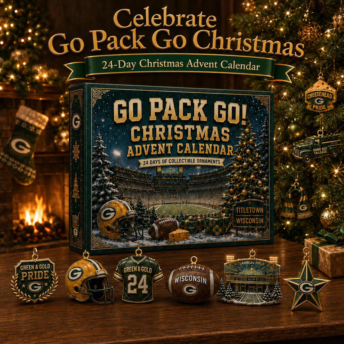 Go Pack Go! Football Christmas Advent Calendar