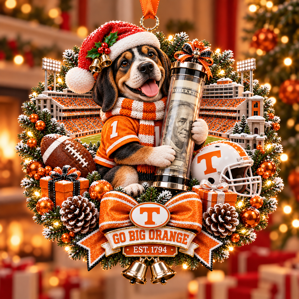 College Football Money Surprise Ornament