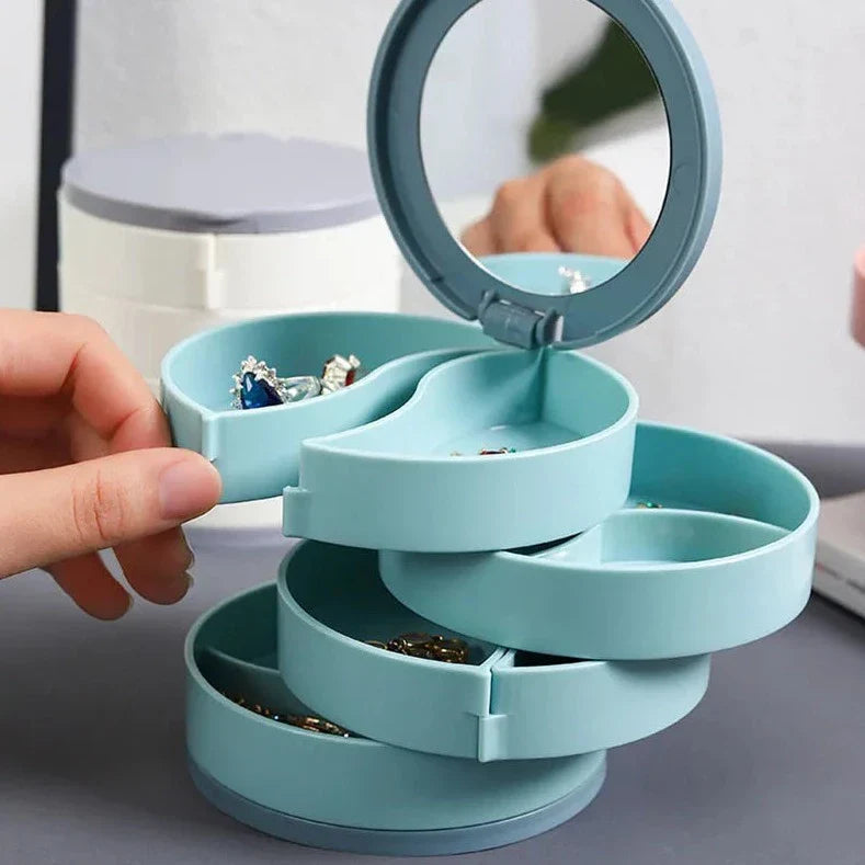 Sikunuo | Multi-Layer Rotating  Jewelry Organizer Storage