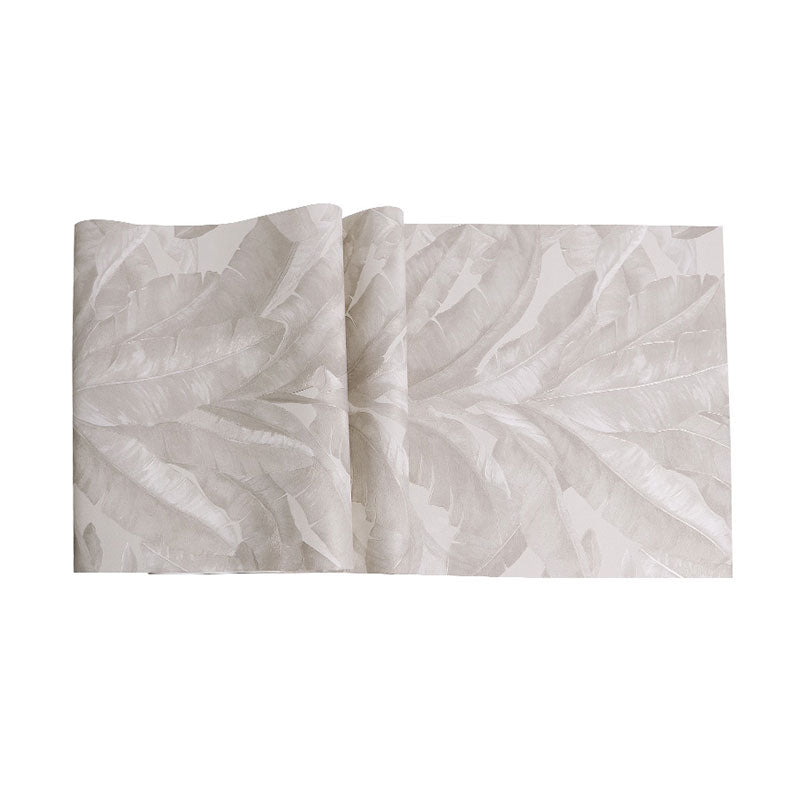 Sikunuo | Tropical Banana Leaf Wall Covering for Accent Wall Contemporary Wallpaper, 33'