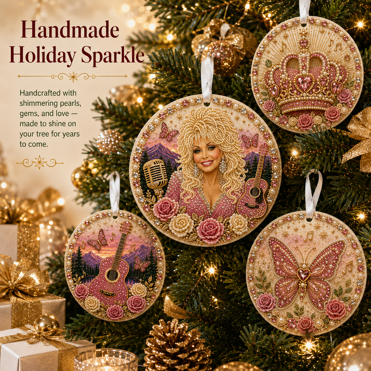 Forever In Song DIY Pearl & Gem Memorial Ornament Collection