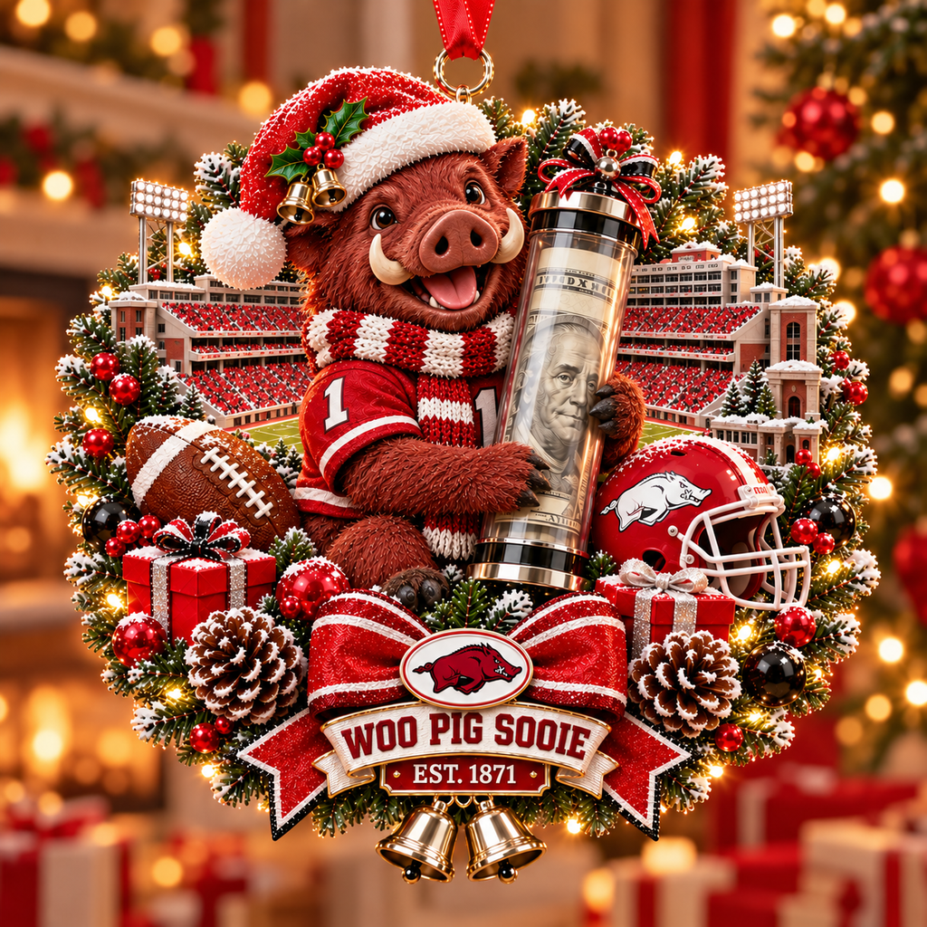 College Football Money Surprise Ornament