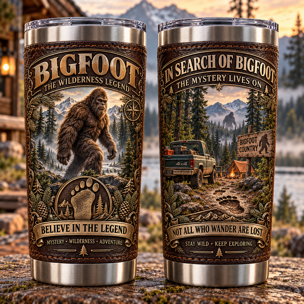 Bigfoot Wilderness Heritage Insulated Travel Tumbler