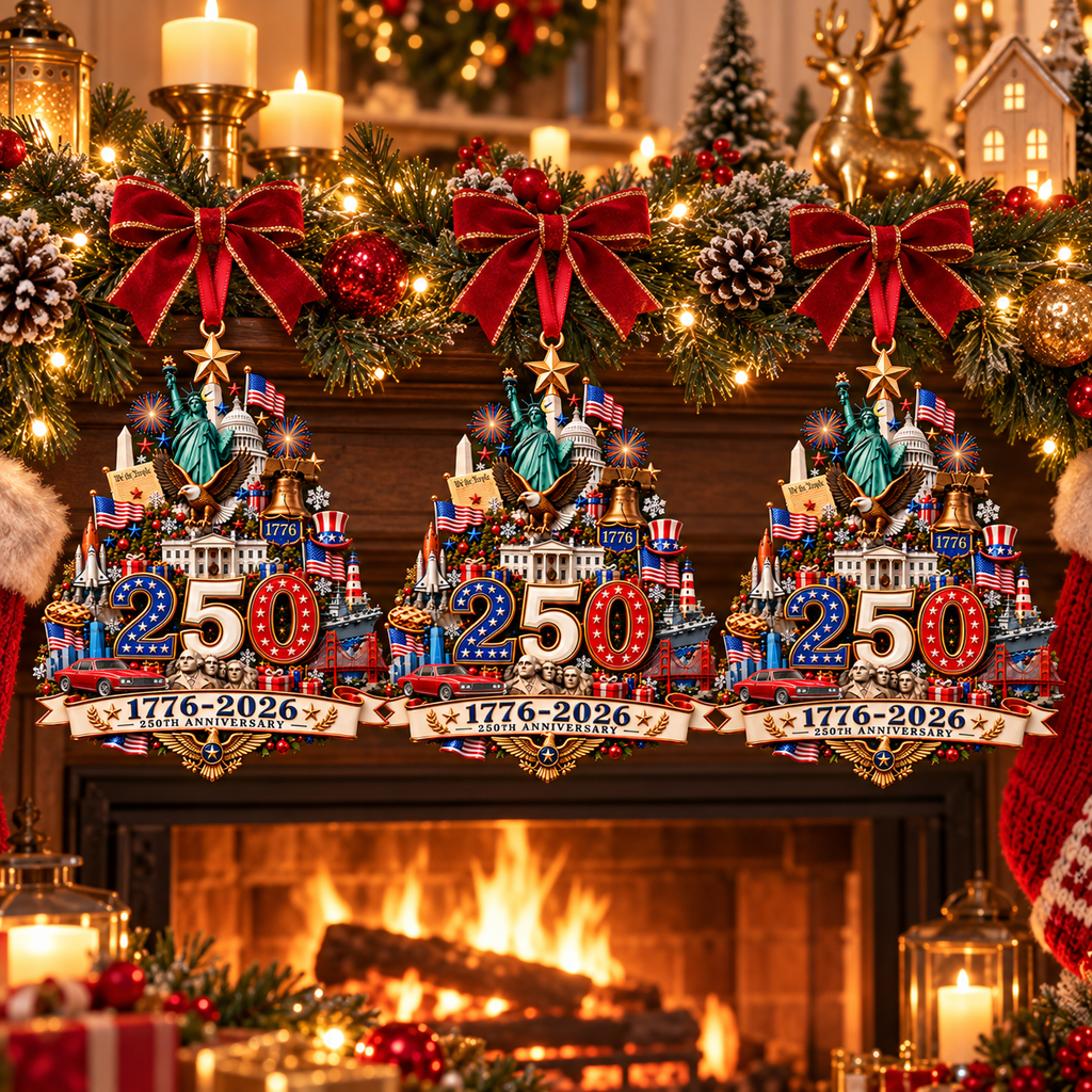 2026 250th Anniversary Christmas Ornament