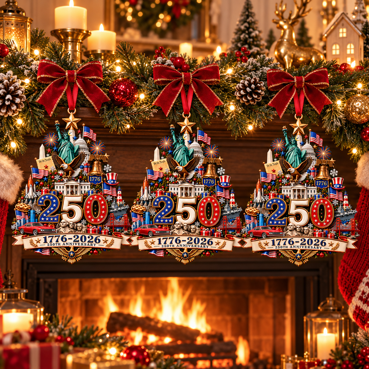 2026 250th Anniversary Christmas Ornament