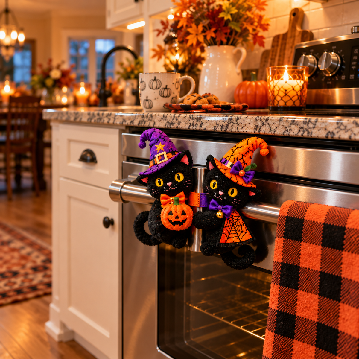 Halloween Handle Huggers – Plush Fridge & Rail Decor