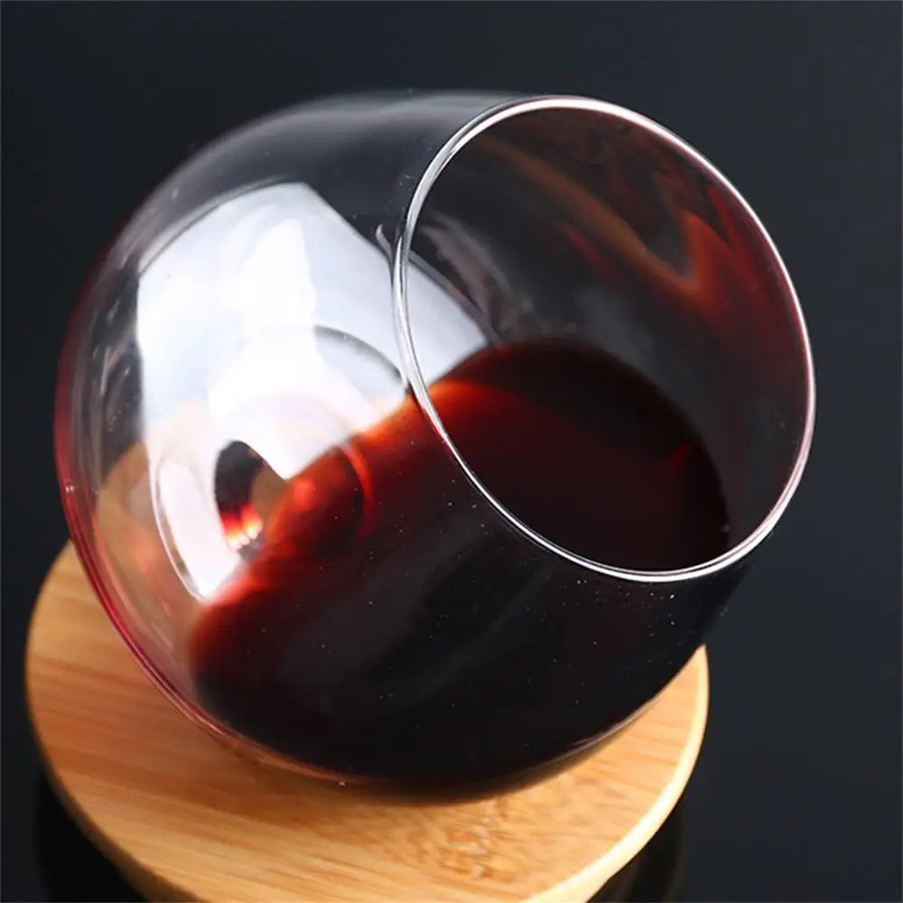 Belly Whiskey and Beer Glass - Rotating Tumbler for Cocktails, Wine and other Drinks  Sikunuo