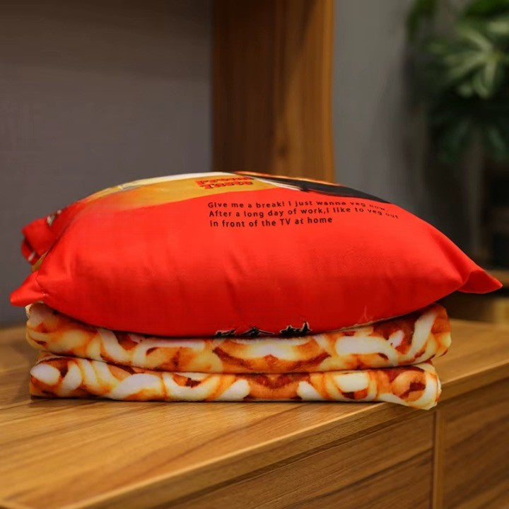 Sikunuo | Comfort Food Noodle Snuggle Throw Blanket