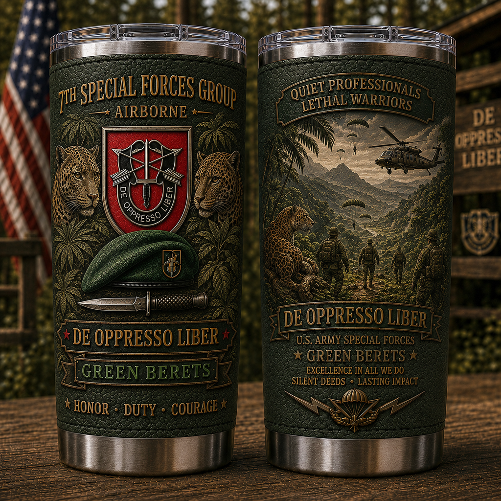 U.S. Army Special Forces Group Insulated Travel Tumbler Collection