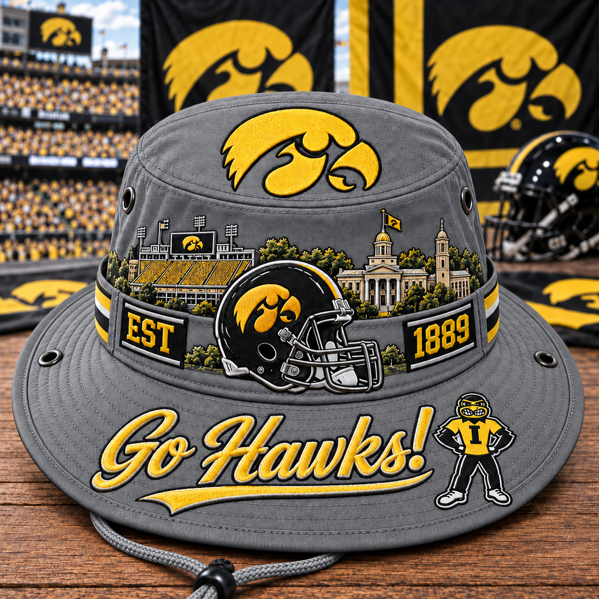 Go Hawks Boonie Hat