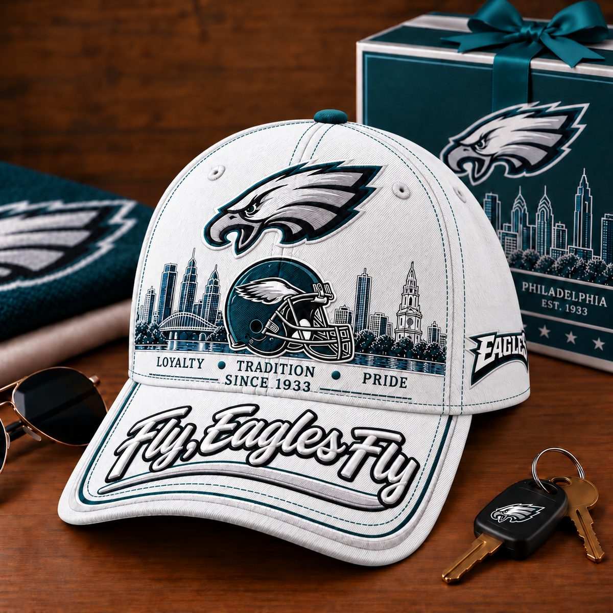 Fly, Eagles, Fly Commemorative Baseball Cap