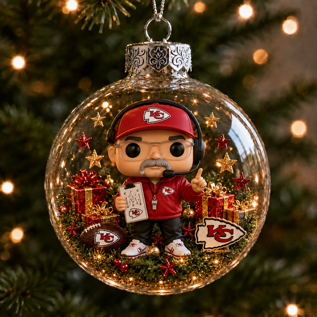 RED KINGDOM Football Character Christmas Ornament Collection
