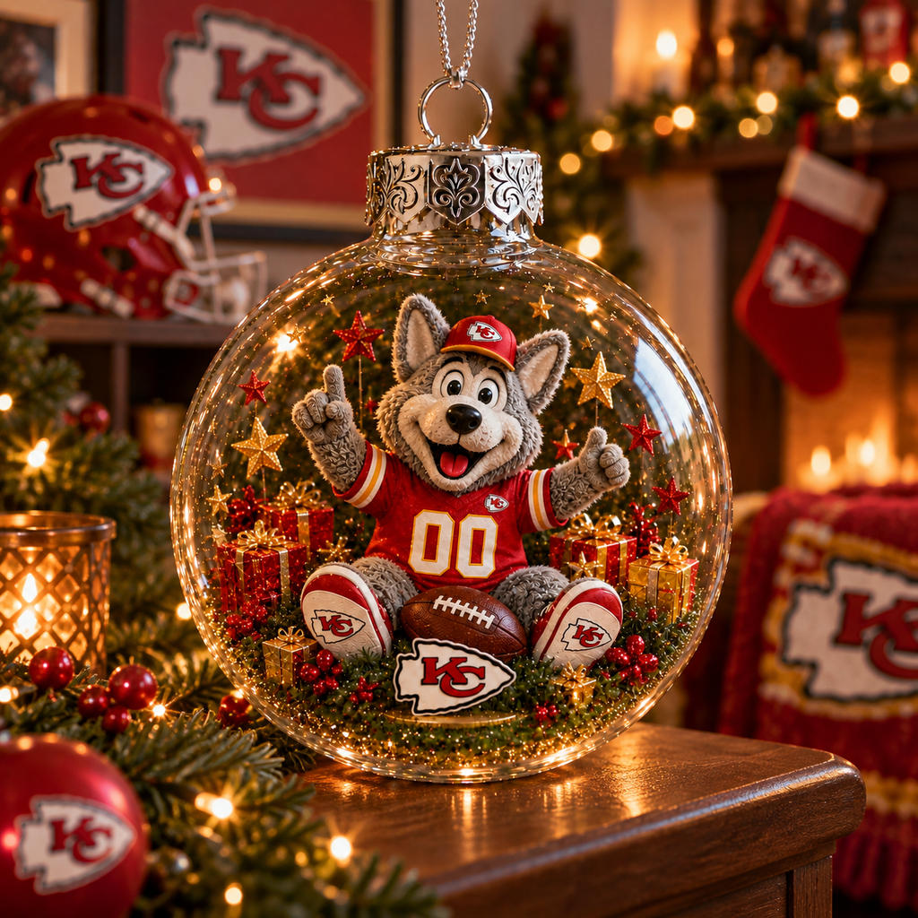 RED KINGDOM Football Character Christmas Ornament Collection
