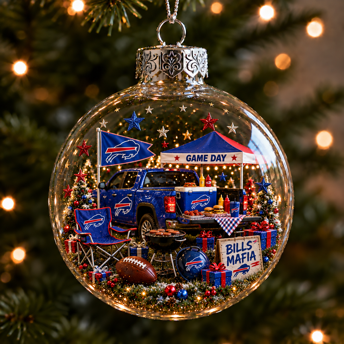 MAFIA Football Christmas Ornament Collection