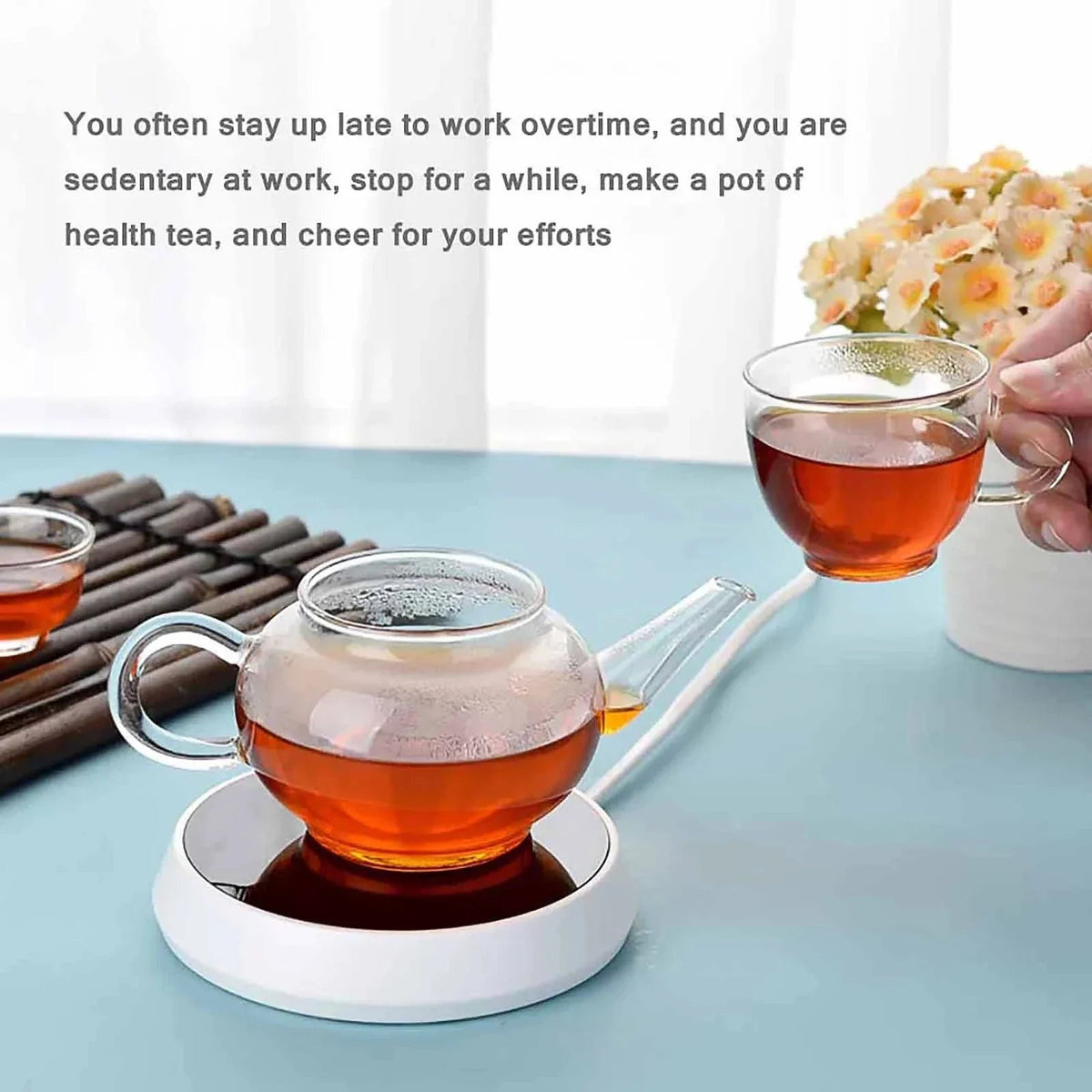 Sikunuo | Gravity-Induction Quick Mug Warmer Coaster