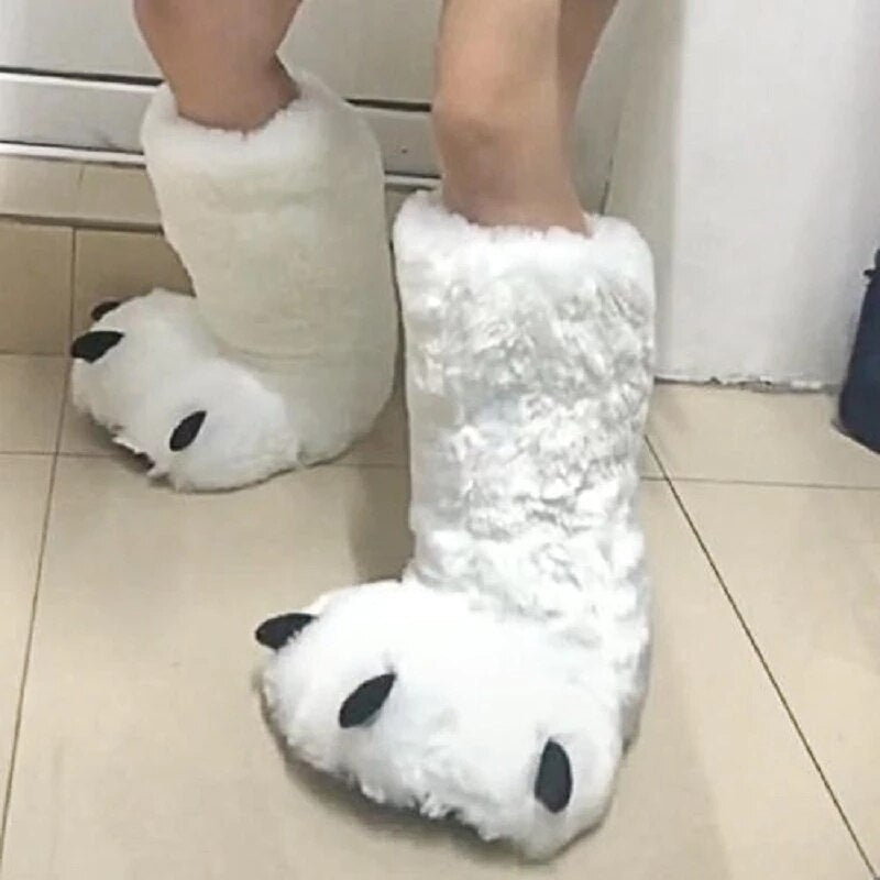 Sikunuo | Bear Claw Winter Furry Slippers