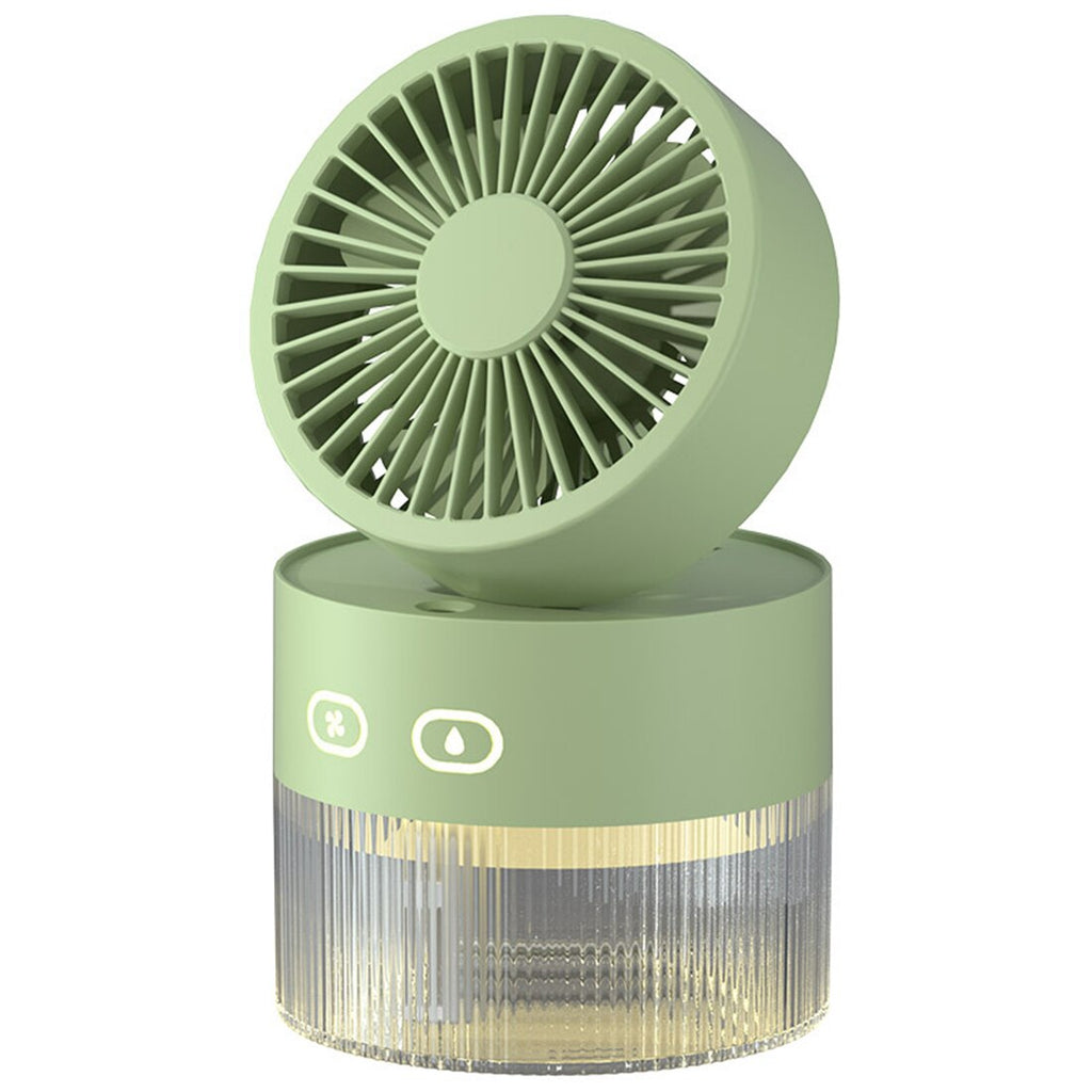 Sikunuo | Mini Foldable USB Warm Light Spray Fan