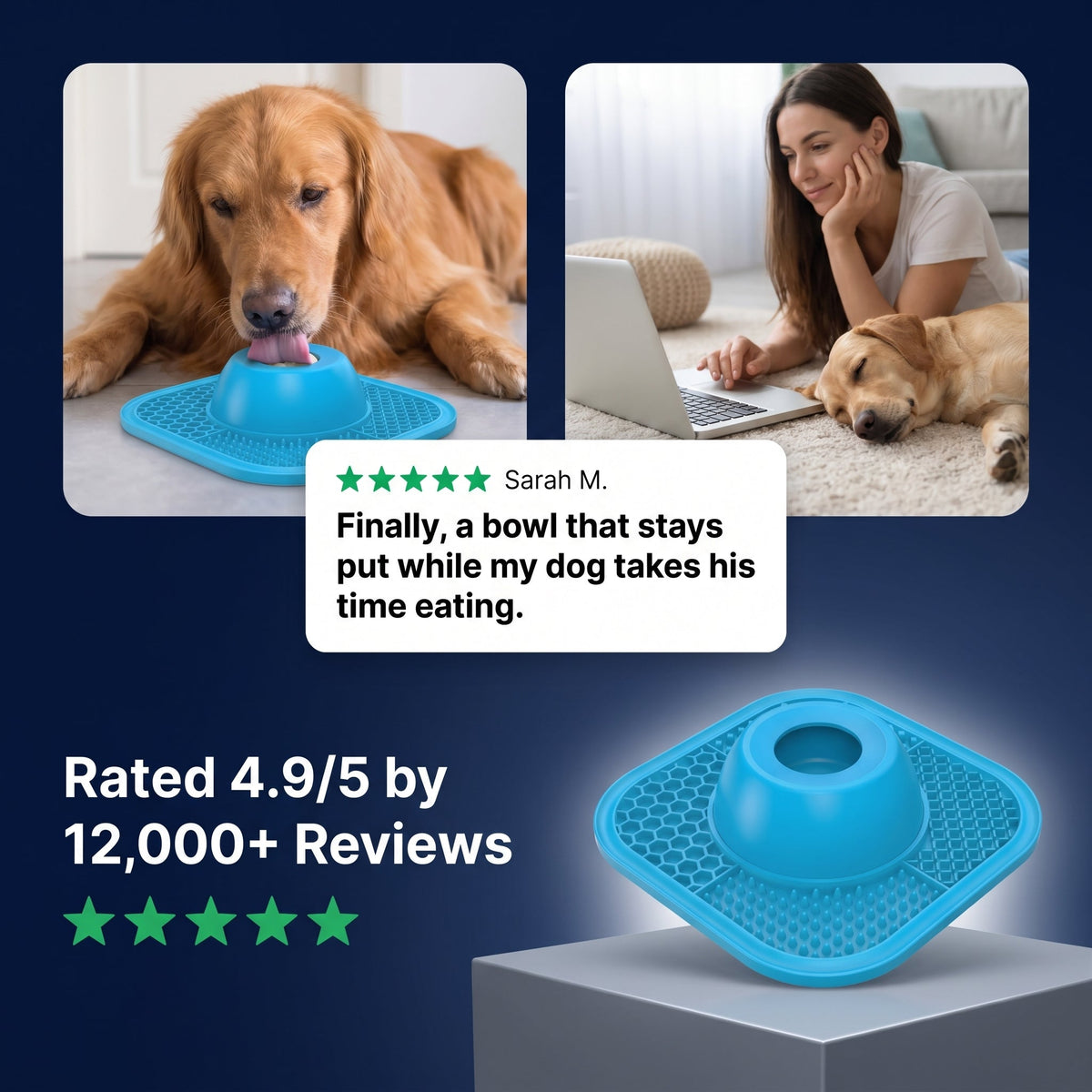 1The Zen Dog Soothing Bowl