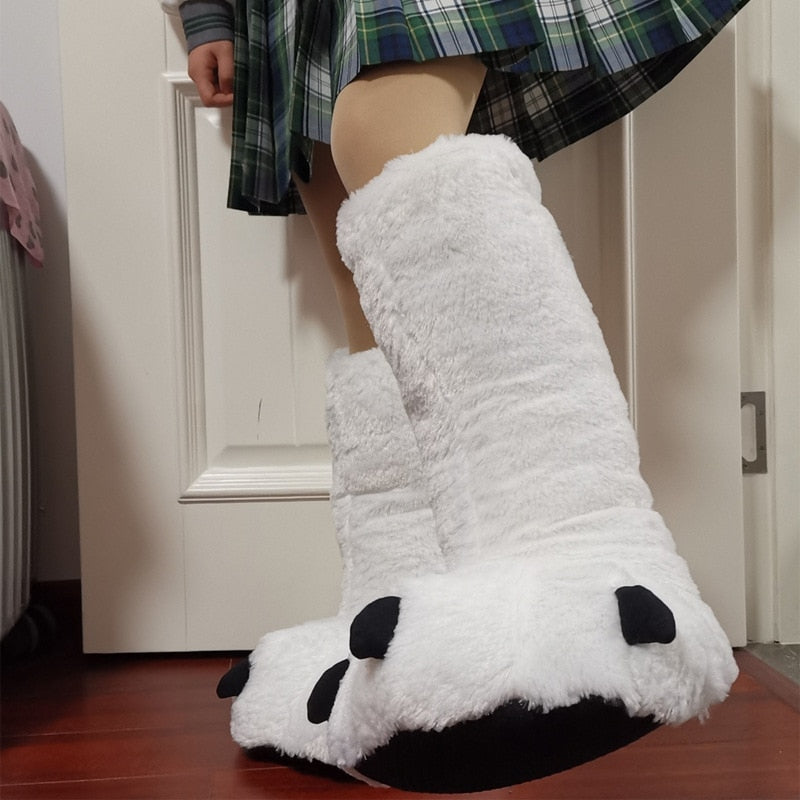 Sikunuo | Bear Claw Winter Furry Slippers