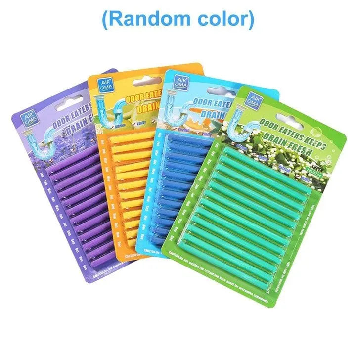 Sikunuo | Drain Cleaner Sticks – Breaks down grease, soap, and organic residues (Set of 12)