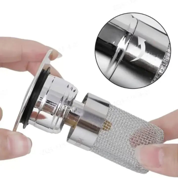 Sikunuo | Drain strainer against clogging with pop-up function