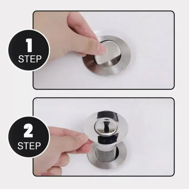 Sikunuo | Drain strainer against clogging with pop-up function
