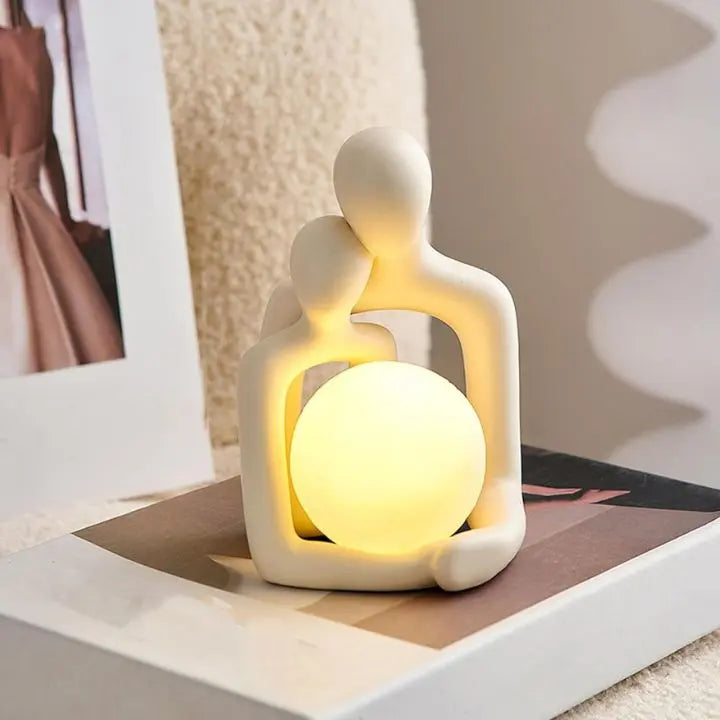 Sikunuo | Abstract Pair Ceramic Lamp