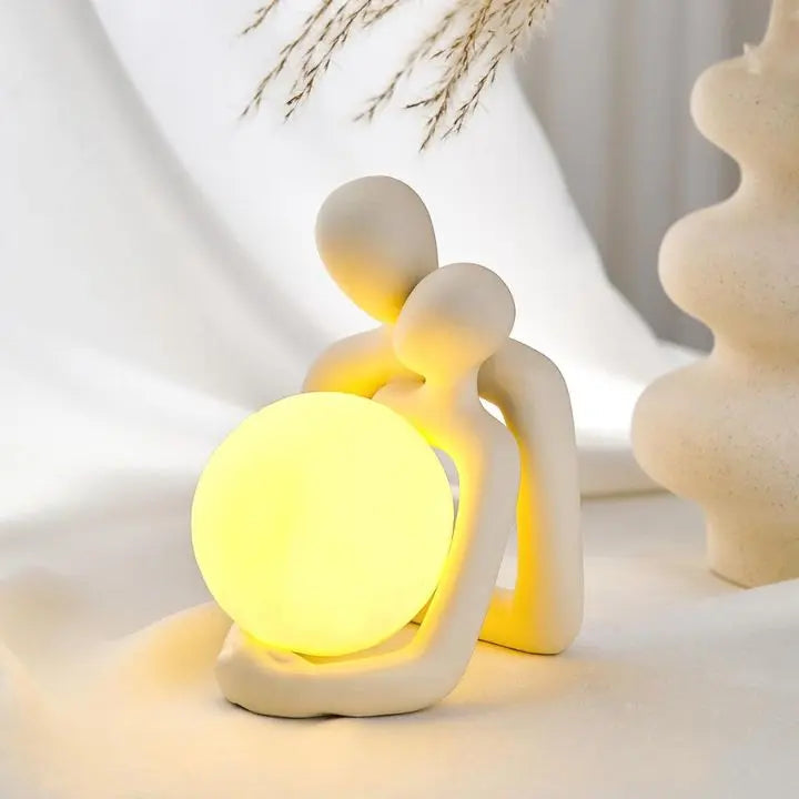 Sikunuo | Abstract Pair Ceramic Lamp