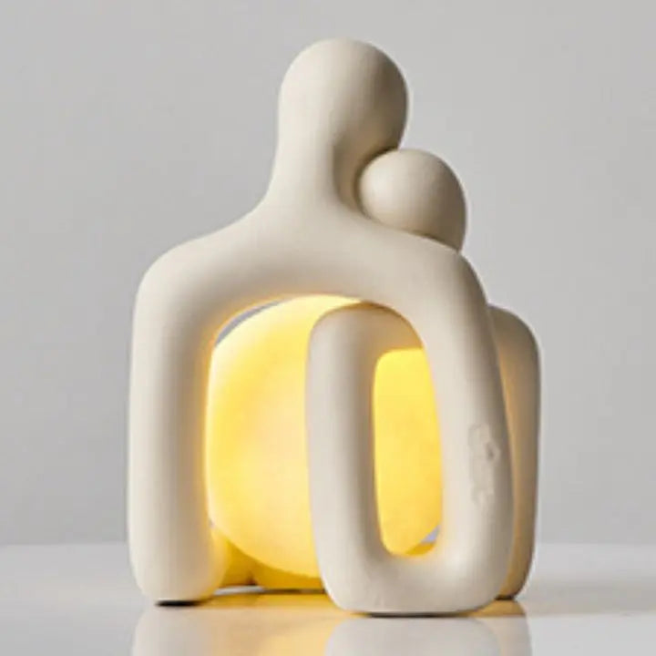 Sikunuo | Abstract Pair Ceramic Lamp