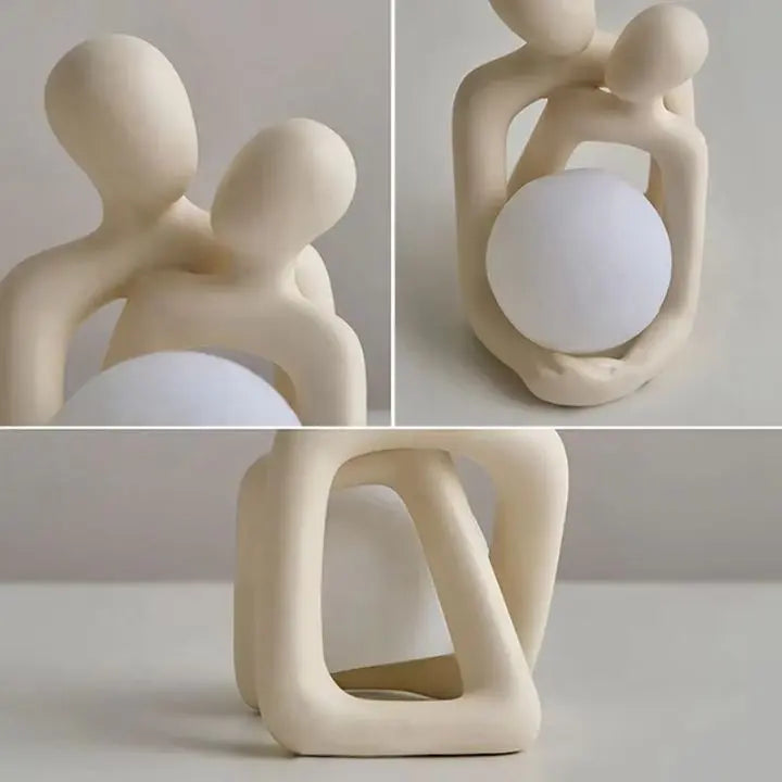 Sikunuo | Abstract Pair Ceramic Lamp