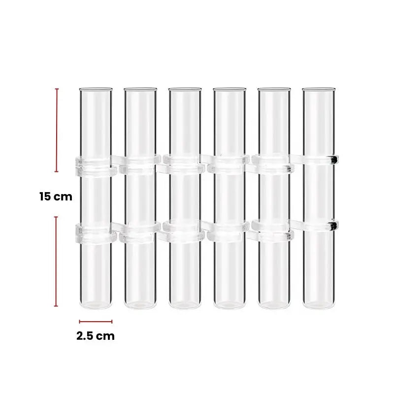 Sikunuo | Customizable Glass Flower Vase with Hinge – elegant & versatile