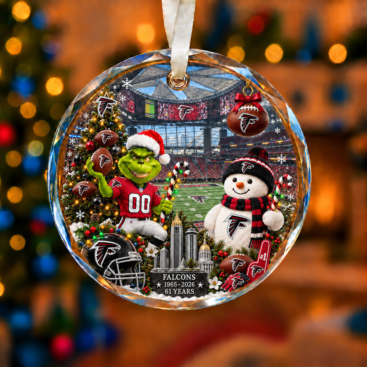 Football Teams Christmas Ornament – Acrylic Keepsake