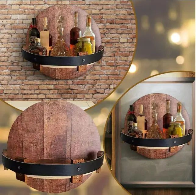Sikunuo | Authentic Wall Bottle Holder made of Wood