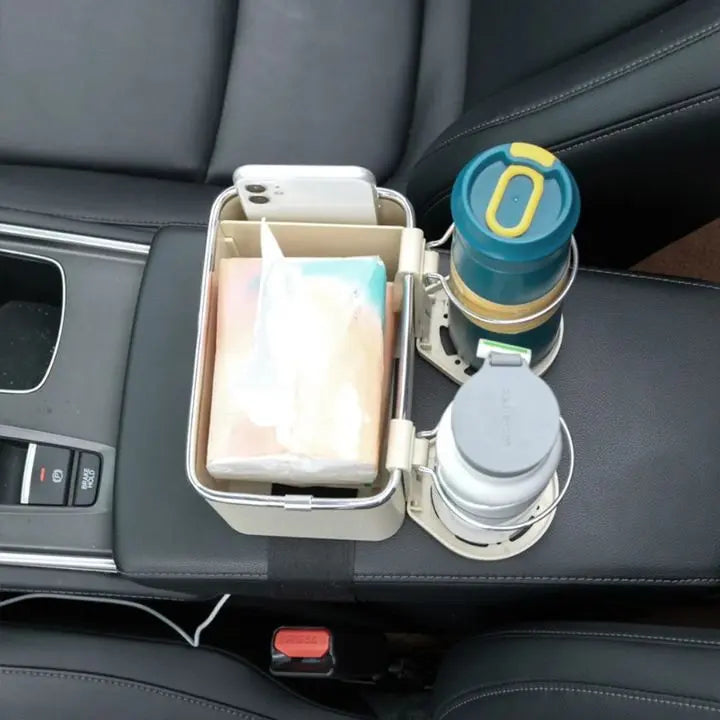 Sikunuo | Car Armrest Box with Cup Holder – Comfort on the go