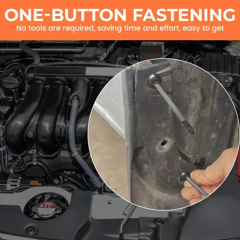 Sikunuo | Auto cable tie buckles – Tool-free attachment