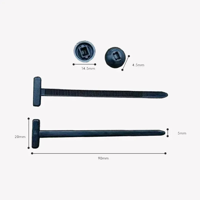 Sikunuo | Auto cable tie buckles – Tool-free attachment