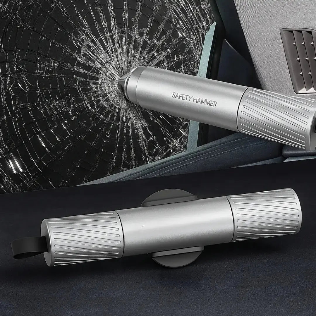 Sikunuo | Auto emergency hammer with glass breaker – Reliable & life-saving in an emergency