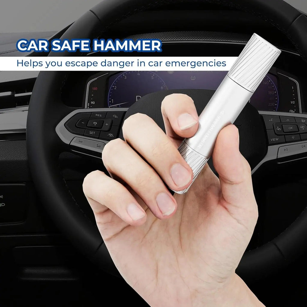 Sikunuo | Auto emergency hammer with glass breaker – Reliable & life-saving in an emergency