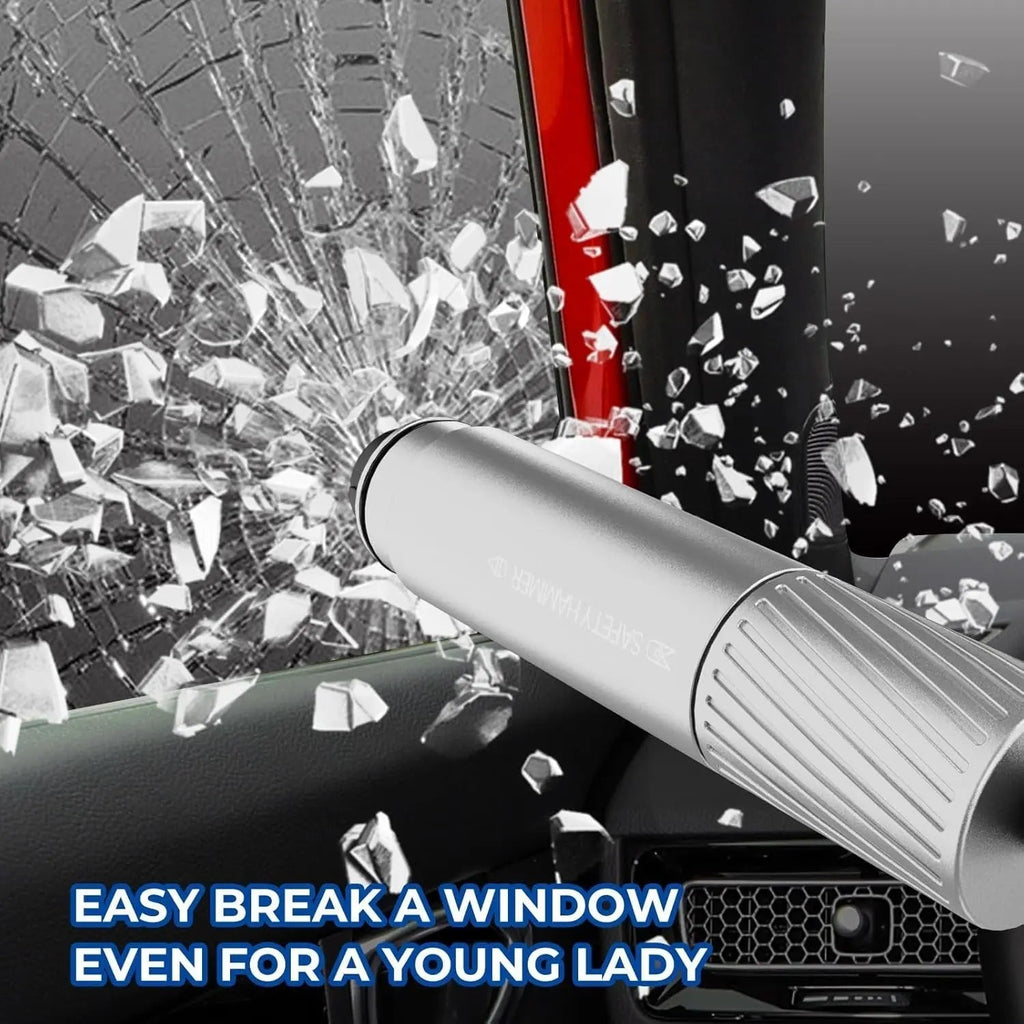 Sikunuo | Auto emergency hammer with glass breaker – Reliable & life-saving in an emergency