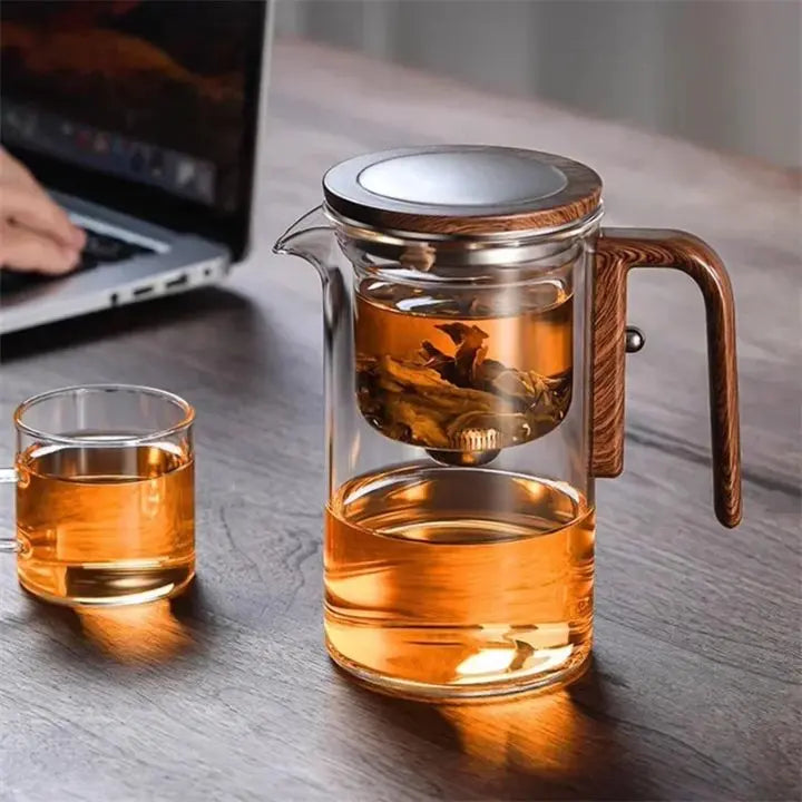 Sikunuo | Automatic Glass Teapot – Drip-Free for Perfect Tea