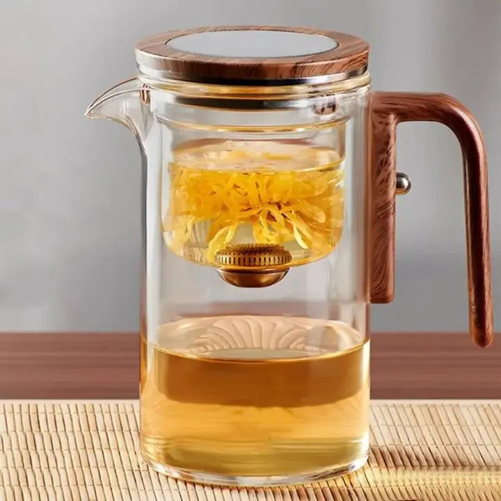 Sikunuo | Automatic Glass Teapot – Drip-Free for Perfect Tea