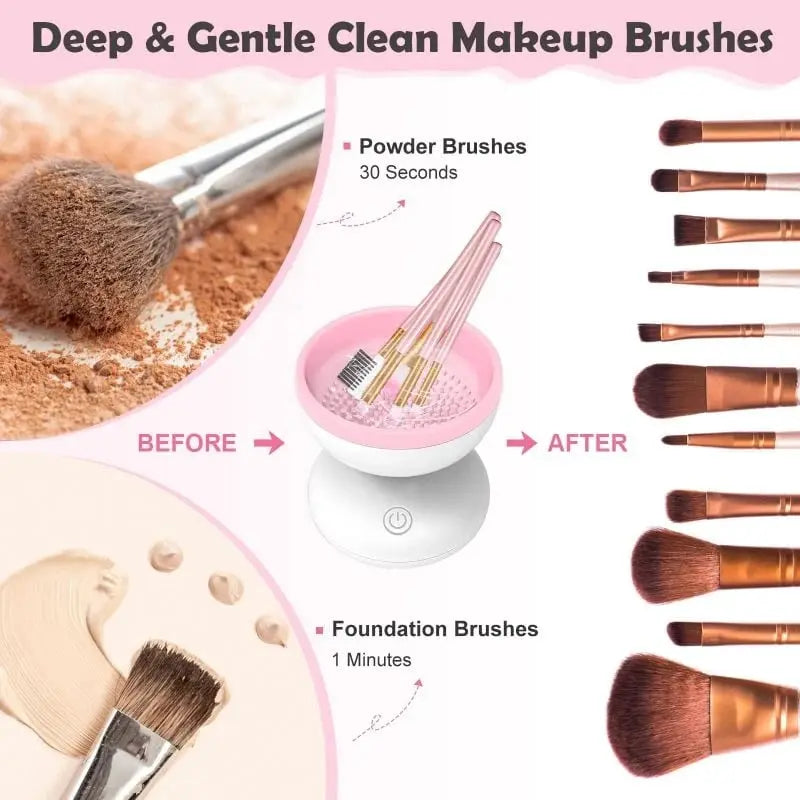 Sikunuo | Automatic Makeup Brush Cleaner — USB-powered Deep Cleaning Device