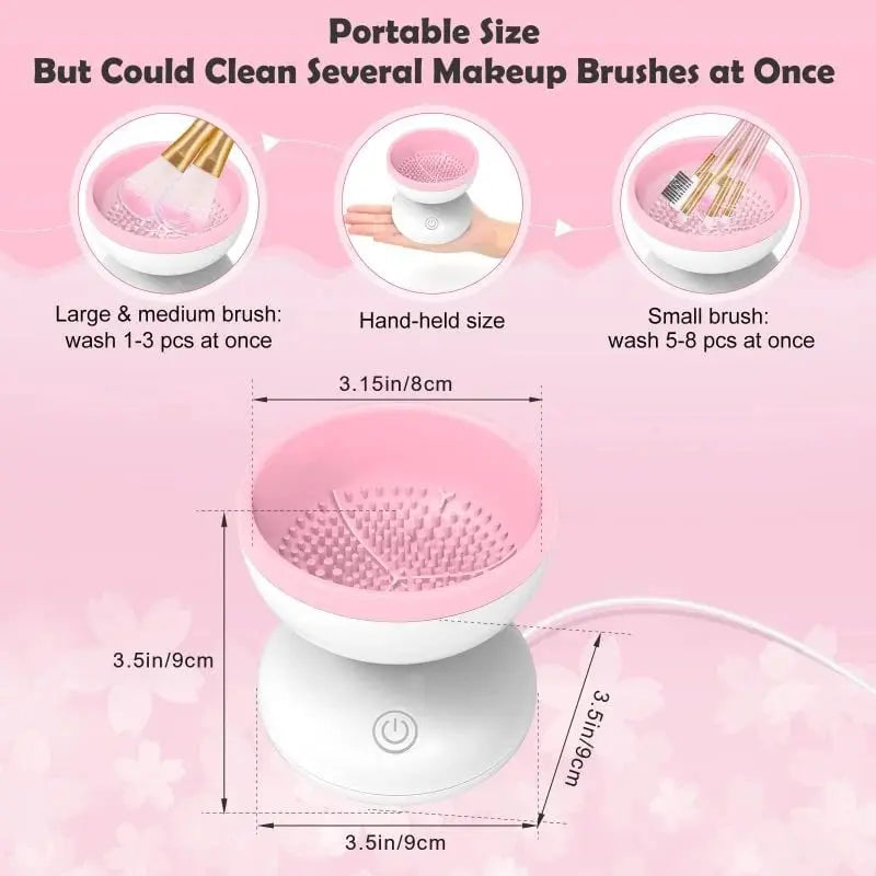 Sikunuo | Automatic Makeup Brush Cleaner — USB-powered Deep Cleaning Device