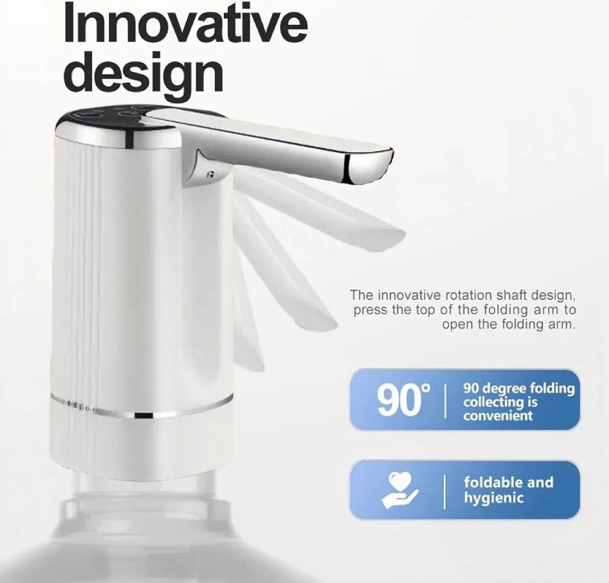 Sikunuo | Automatic water dispenser with battery – hygienic & touchless dispensing