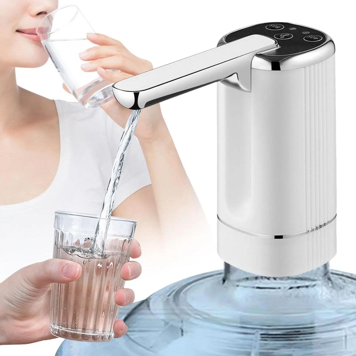 Sikunuo | Automatic water dispenser with battery – hygienic & touchless dispensing
