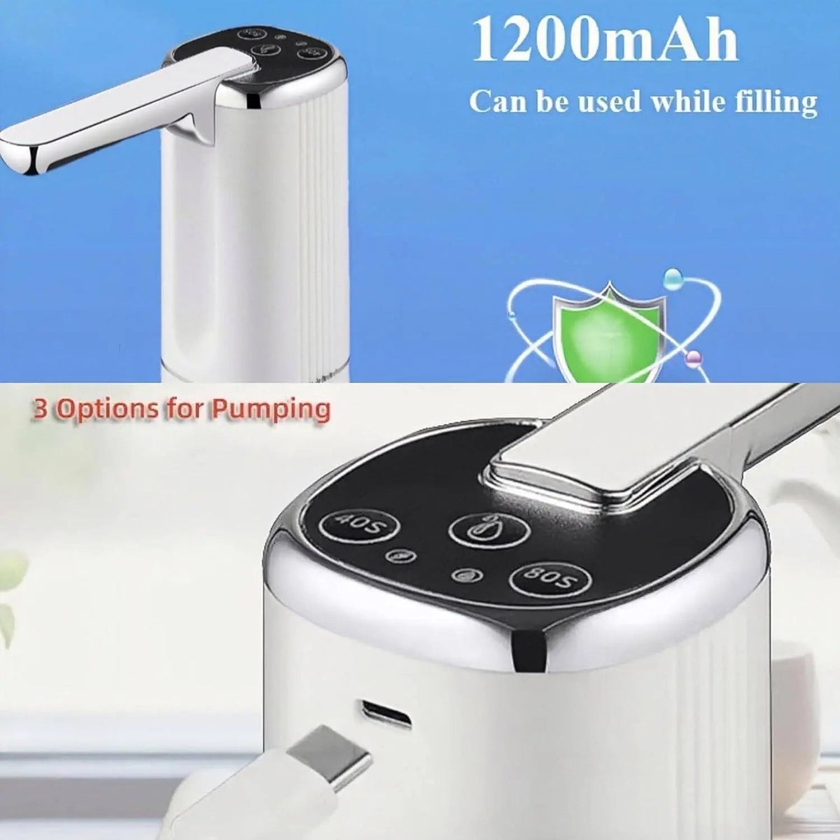 Sikunuo | Automatic water dispenser with battery – hygienic & touchless dispensing