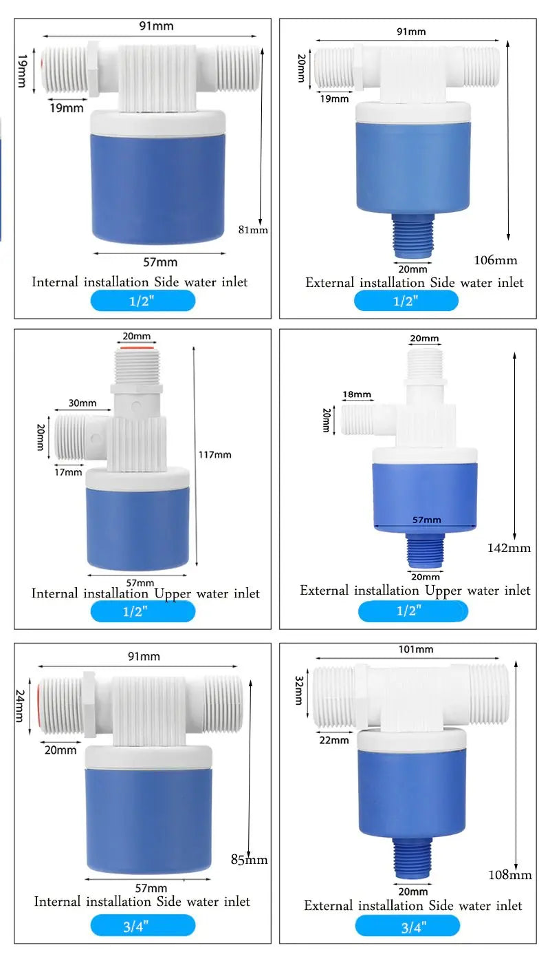 Sikunuo | Automatic Water Level Valve – No Electricity, Control & Overflow Risk