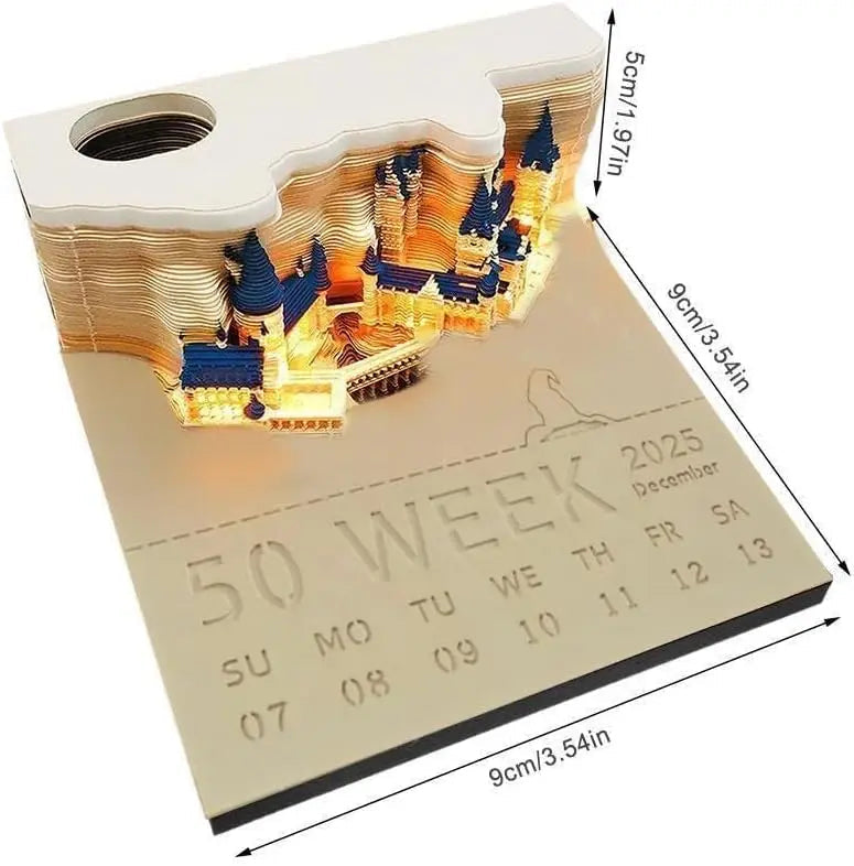Sikunuo | Illuminated 3D Castle Notebook